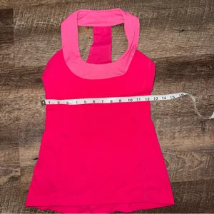 Lululemon Athletica Pink Sleeveless Top Size 4 thumbnail 3