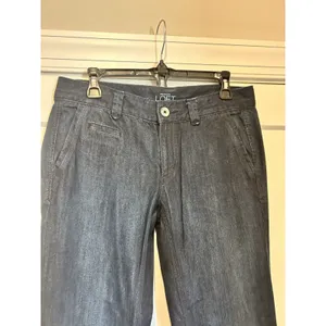 Ann Taylor Loft Modern Flare Dark Denim Jeans Size 6 Low Rise Y2K Stretch City thumbnail 2