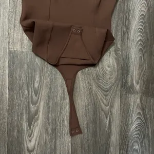 Abercrombie & Fitch Sweetheart Neck Bodysuit Soft A&F Collection XS Brown Thong thumbnail 7