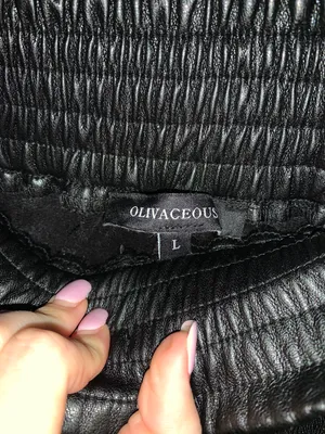 These Three Boutique Leather Shorts thumbnail 2