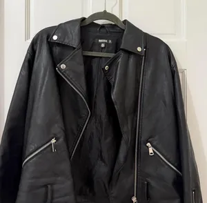 Faux leather jacket Black Size 4 thumbnail 1