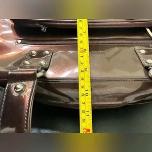 Beijo brown bronze large tote with multiple pockets thumbnail 8