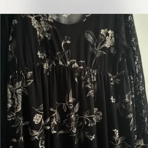 Maurices Black Floral Maternity Dress thumbnail 2