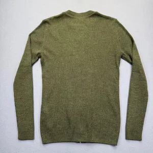 ASOS Womens Olive Green Ribbed‎ Full Zip Cardigan Sweater Size L thumbnail 9