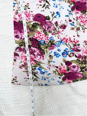 Women's PinkBlush White Pink Floral V-Neck Maxi Dress S thumbnail 8