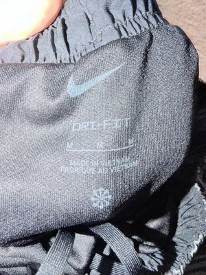 Nike Women’s M Dri-FIT Tempo Running Shorts Black Gray Print thumbnail 2