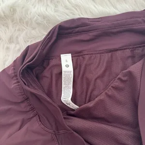 Lululemon Fast and Free High Rise Classic Fit Split Shorts 3" Goodnight Plum XL thumbnail 9