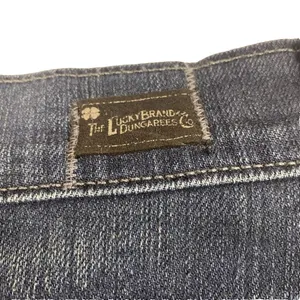Lucky Brand Dungarees Jeans Easy‎ Rider Crop Women's Size 12/31" Dark Wash EUC thumbnail 5