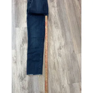 Madewell‎ The Perfect Vintage Jean Dark Wash Raw Hem High Rise Straight Size 27 thumbnail 9