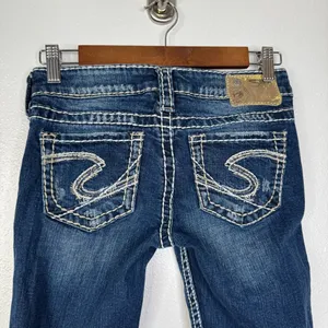 Silver Jeans Tuesday‎ Low Rise Slim Bootcut Jeans Size 25 thumbnail 5