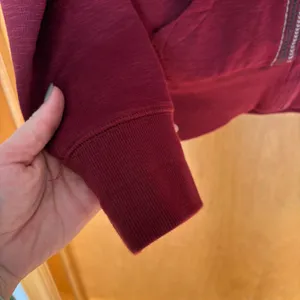 Natural Reflections Burgundy Sherpa‎ Lined Zip Up Hoodie Jacket Size Medium thumbnail 2