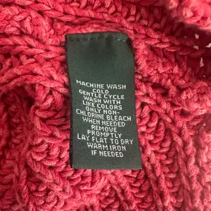 Lauren Jeans Co. Ralph Lauren Red Pink Knit Sweater Long Sleeve Womens‎ Large thumbnail 7