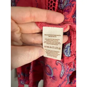 Free People Just The‎ Two Of Us Paisley Tunic Whimsy Boho S Festival Indie thumbnail 7
