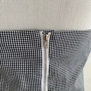 Storia Strapless Gingham Bow Crop Top thumbnail 6