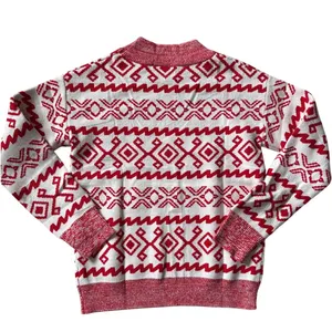 A New Day Apres Crew Neck Graphic Pullover Sweater Red Size Medium thumbnail 7