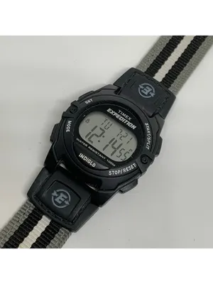 Timex Expedition Women T49661 sports digital watch 34mm black tone running thumbnail 2