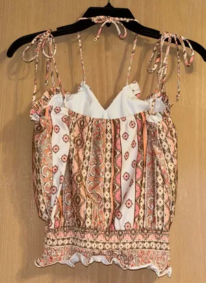 Willow + Root Floral Tank thumbnail 4