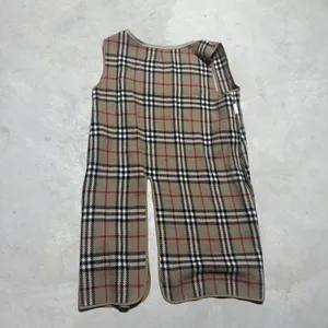 VTG BURBERRYS' 100% Wool Nova Check Plaid Liner Vest Gilet Unisex Insert thumbnail 5