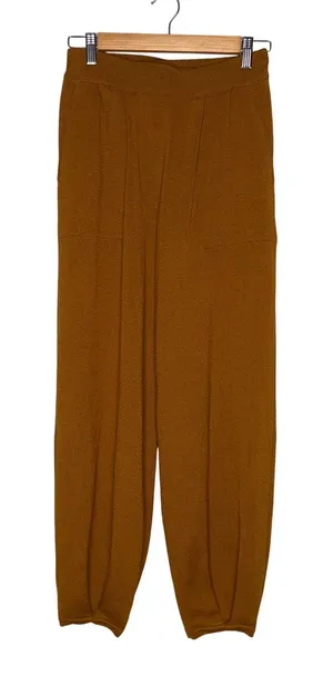 Free People Beach Freya Balloon Knit Pants Womens Medium Excellent Linen Blend‎ thumbnail 1