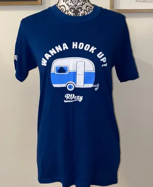 RVezy Graphic Camping Tee Shirt Size Medium thumbnail 1