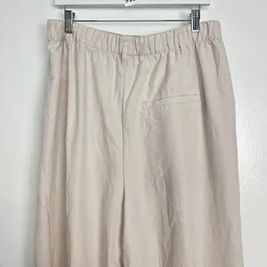 FREE PEOPLE Nothin' to Say Elastic Waist Pants in Champagne Dream Size Large thumbnail 10