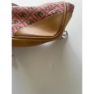 Dooney & Bourke Y2K Vintage Pink Monogram Messenger Shoulder Bag Purse thumbnail 7