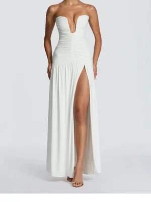 Babyboo white maxi dress thumbnail 2