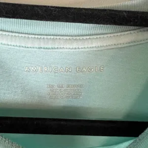 American Eagle Outfitters Shirt Follow The Music Van Surf Board Light Green‎ XS thumbnail 4