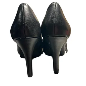 Tahari Grace Shoes Leather Gothic Victorian Boho Lace Up Booties SZ 7.5 Heels thumbnail 5