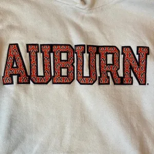 Russell Athletic Auburn White Hoodie Women’s Mediun thumbnail 2