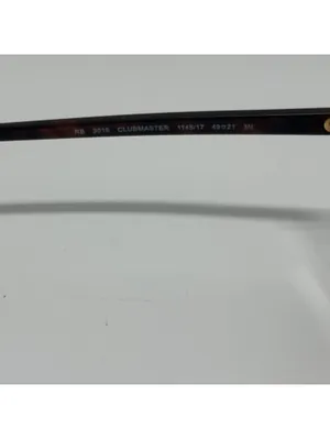 Ray-Ban RB 3016 Clubmaster Classic Sunglasses with Blue Mirrored Lenses thumbnail 8