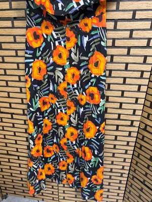 Vestique Floral Strapless Maxi Dress Size Medium thumbnail 6