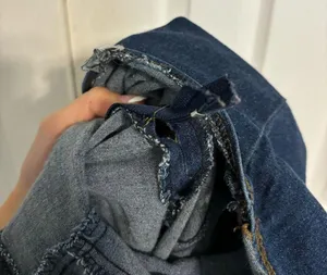 Vintage Dark Wash Denim Mini Dress thumbnail 9