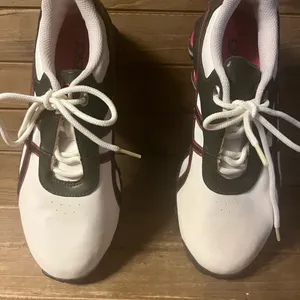 ASICS Womens White/Black Gel-Linksmaster Golf Shoes Size: 7.5 thumbnail 3