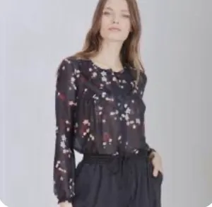 Caballero Anthropologie Long Sleeve Shirt thumbnail 4
