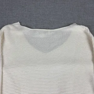 Tommy Bahama Sweater Womens L White Cotton V Neck Dolman Sleeve Knit Pullover thumbnail 13