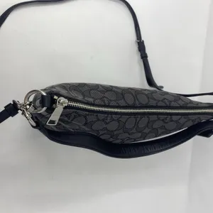 Coach Signature Chelsea Jacquard Crossbody Bag Purse 37584 Black thumbnail 9