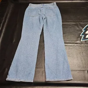 We The‎ Free People Womens Ankle Leg Snap Flare Buttonfly Jeans 28 thumbnail 2