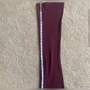 NWOT Lululemon Groove Pants - Red Merlot thumbnail 4