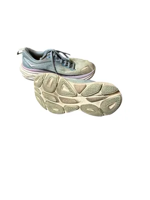 Hoka Bondi 8 Women Size 8 B Airy Blue Running Walking Shoes Sneaker 1127952 thumbnail 7
