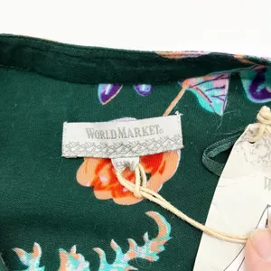 World‎ Market Womens Addy Tunic Top Blouse S/M Tropical Floral Swing Feminine thumbnail 6