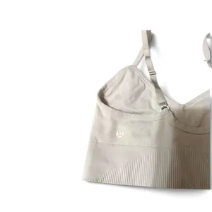 Lululemon Ebb to Street sports Bra white Minimalist Light Support size 4 thumbnail 3
