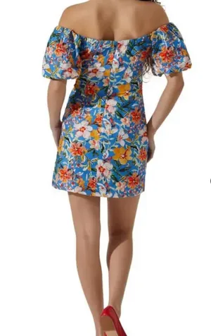 ASTR The Label Floral Mini Dress thumbnail 2