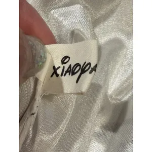 Black And White Floral Dress With Lace Back Size Medium thumbnail 4