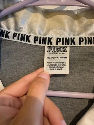 Victoria’s Secret PINK Silver White Coach Jacket XS Y2K Windbreaker thumbnail 3