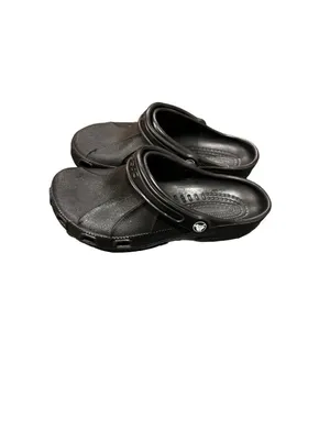 CROCS Classic Clogs Unisex 9-11 Black Slip On Comfort Casual thumbnail 8