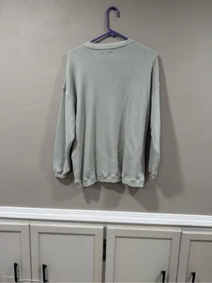 Aerie Waffle Knit Crewneck thumbnail 3