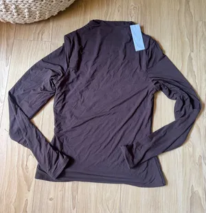 naked wardrobe Brown Long Sleeve Top thumbnail 1