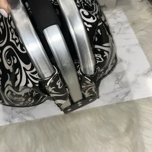 Elegant Black and White Patterned Women's Bag thumbnail 3