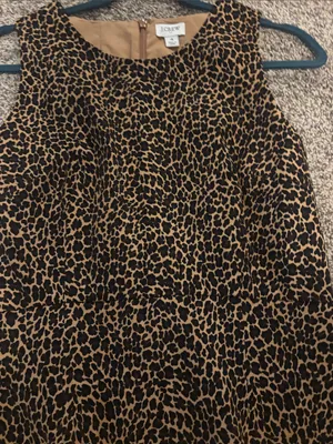 J. Crew Leopard Print Midi Dress thumbnail 8